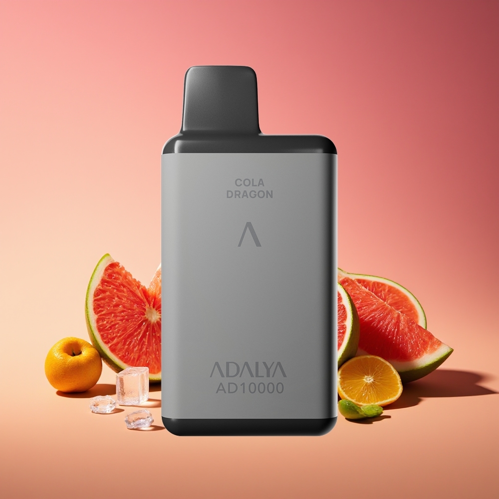 Adalya AD 10000 Puffs Vape Berlinska Noč Prostor siva 14 ml