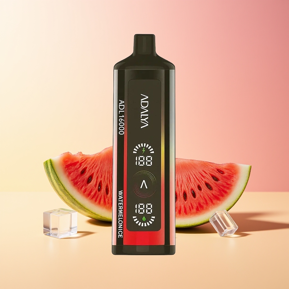 Adalya ADL 16000 PRO Pufi Vape Lubenica Led + USB-C in Digitalni zaslon