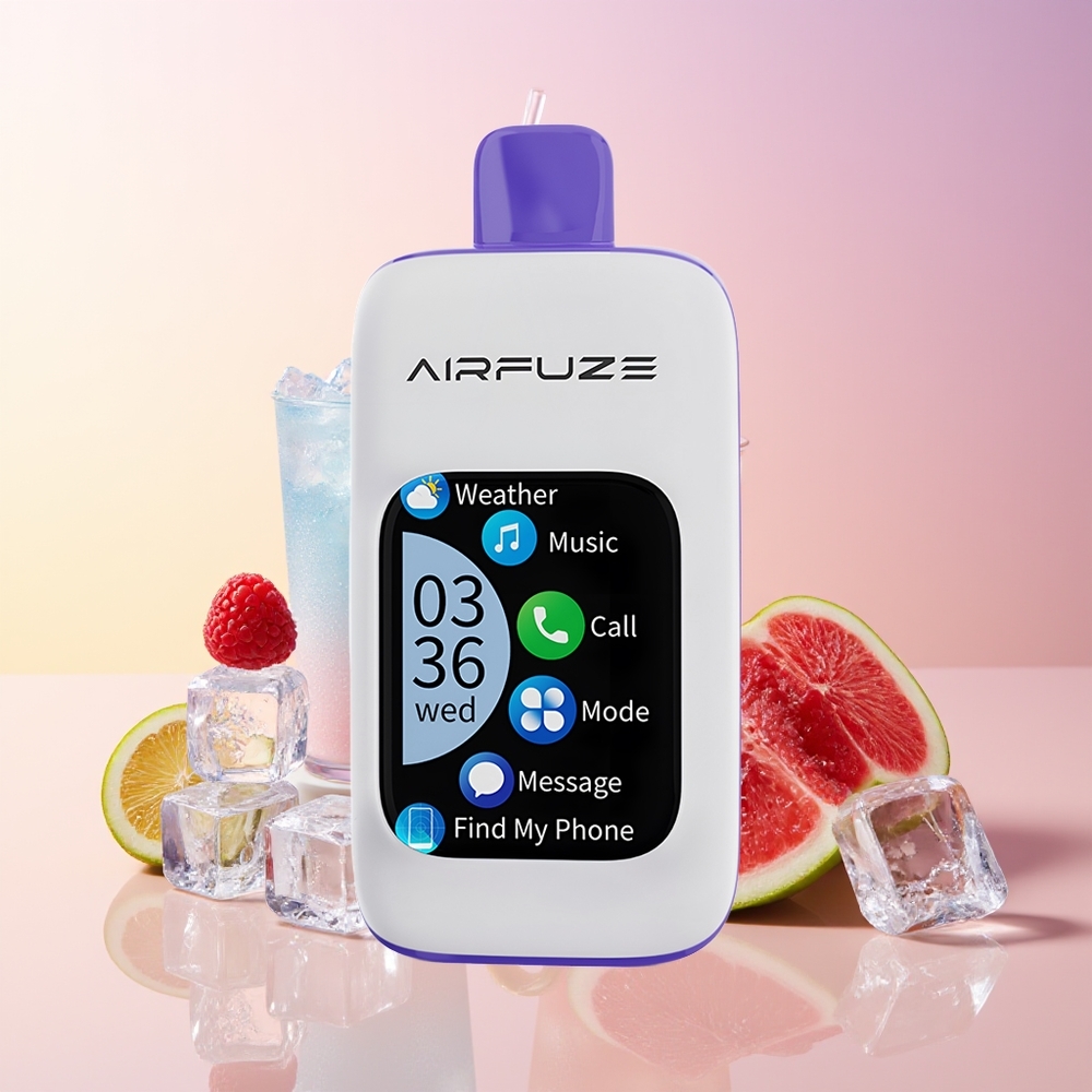 AirFuze Smart 30000 Puffov Vape Modra Malina Led 5% 900mAh
