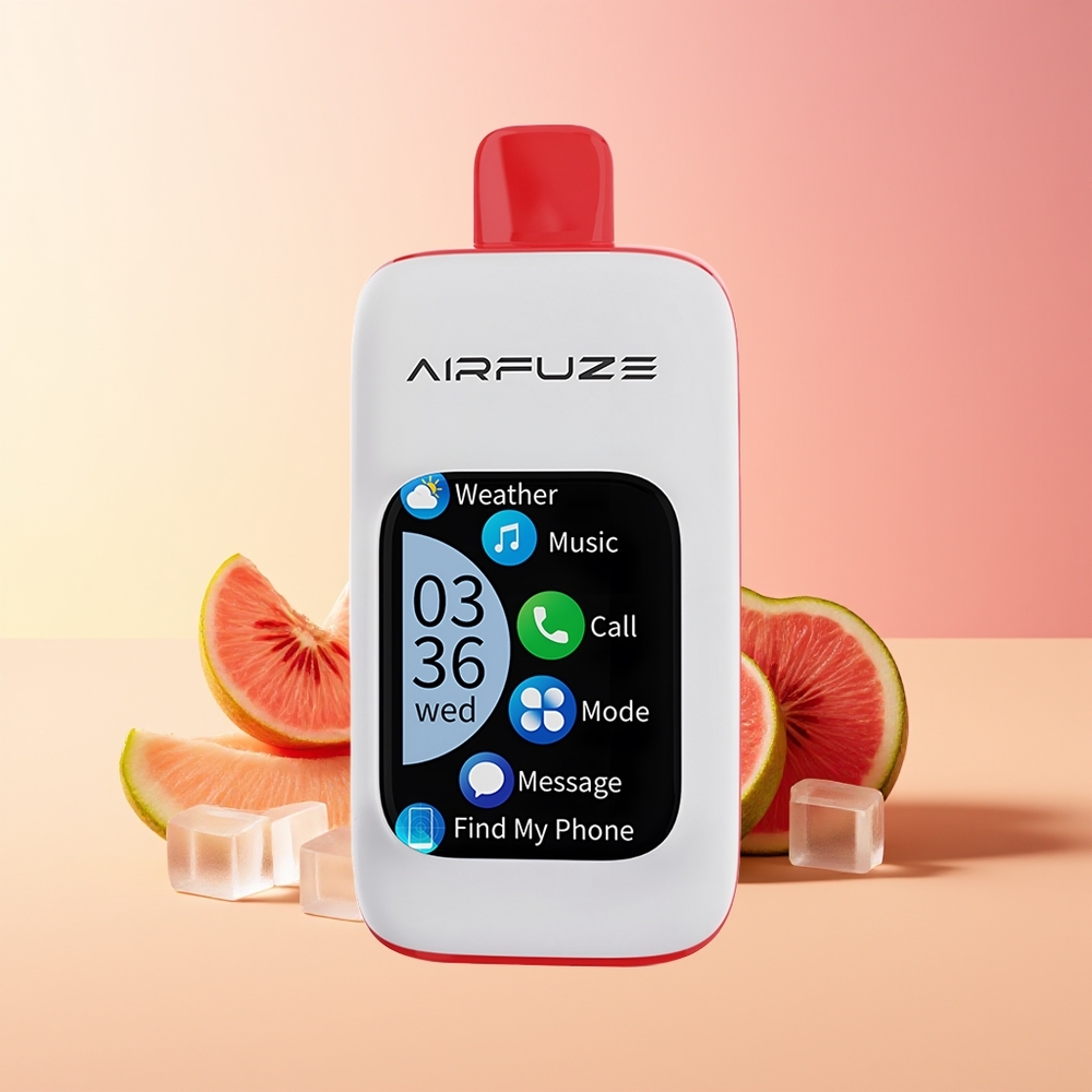 AirFuze Smart 30000 Pufov Disposible Vape Trojno Jabolko 900mAh Type-C