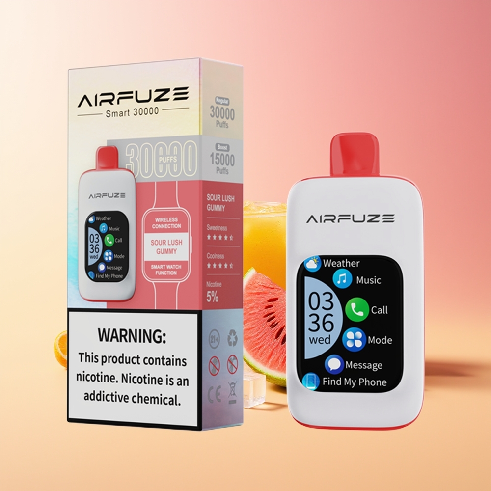 AirFuze Smart 30000 Pufov Vape Kisla Sočna Gumica 5% 900mAh