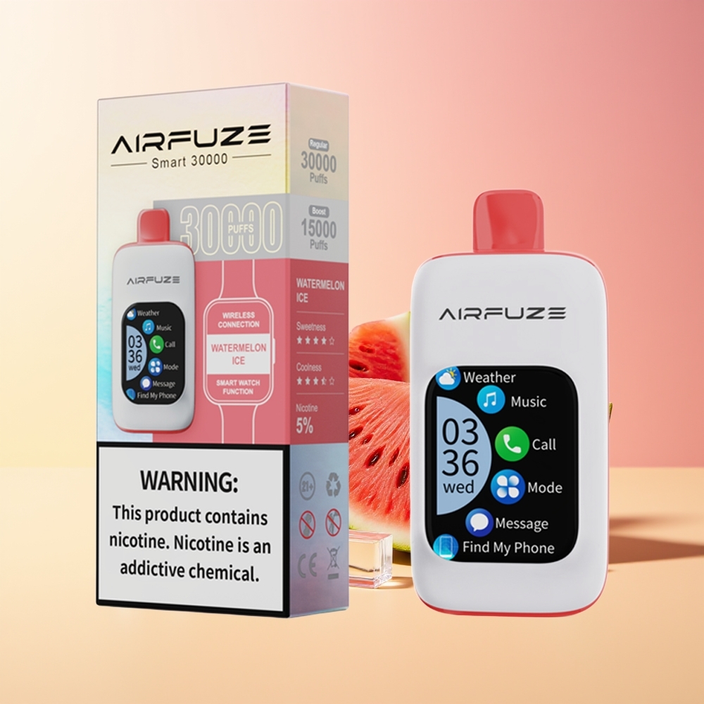 AirFuze Smart 30000 Puftov Vape Lubenica Led+Dotik zaslon+Type-C