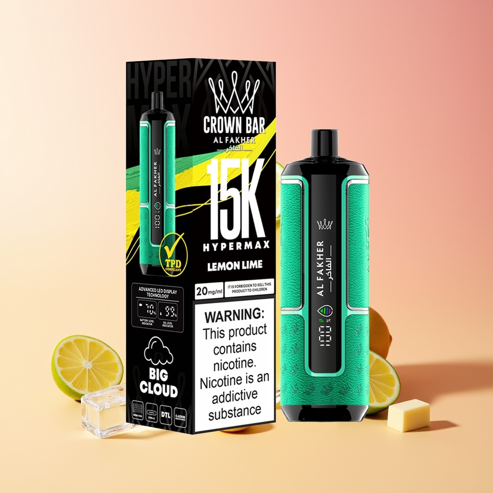 Al Fakher Crown Bar 15K Citrona Limeta 22ml 600mAh