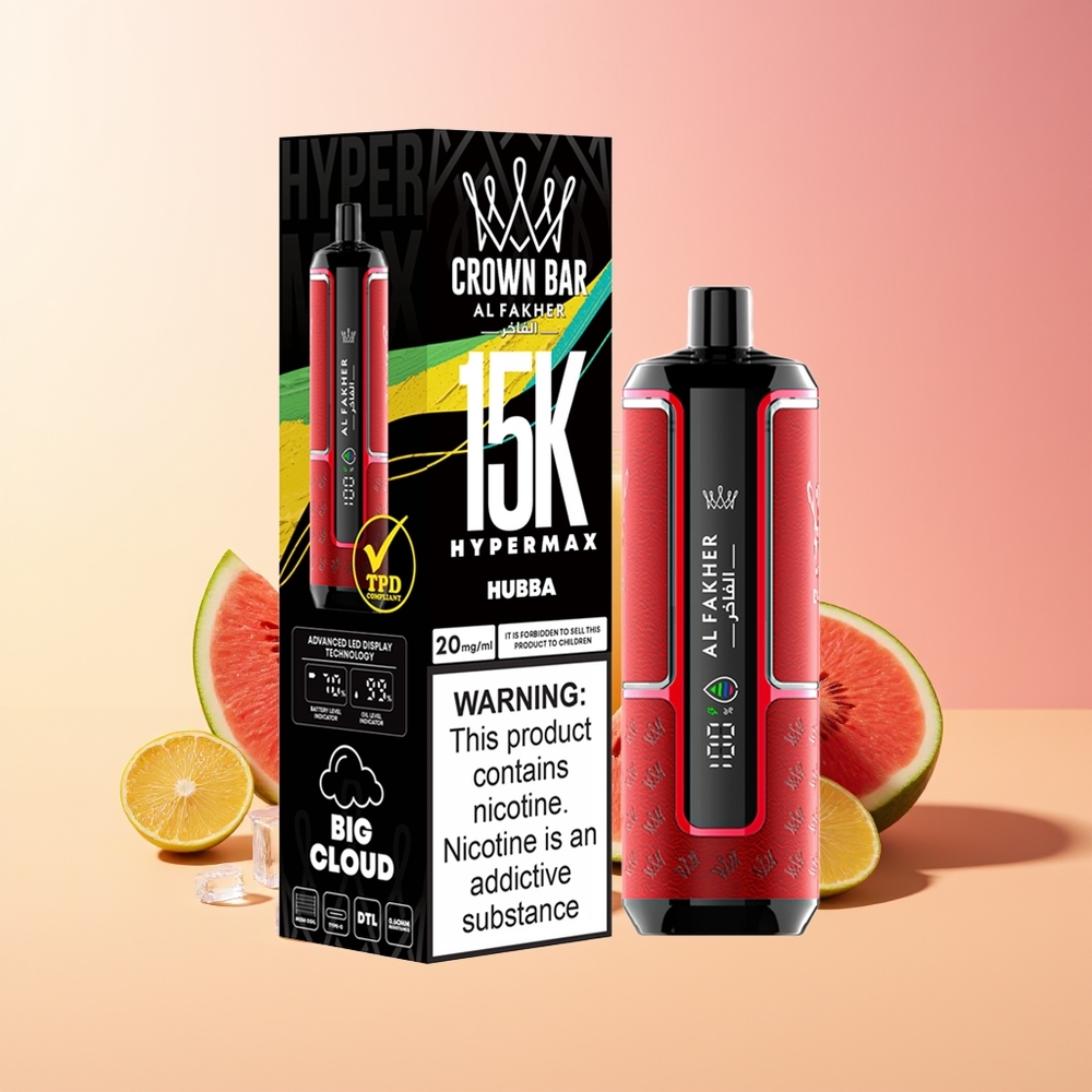 Al Fakher Crown Bar 15K Hypermax 15.000 Puffov Kompaktna