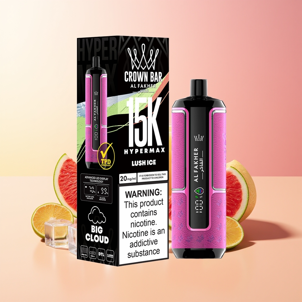 Al Fakher Crown Bar 15K Leden Led Kombinacija Hypermax