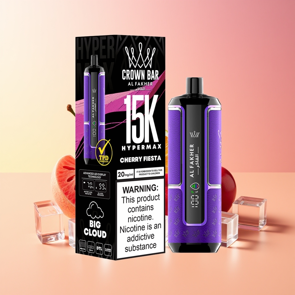 Al Fakher Crown Bar 15K Višnjeva Fiesta Tip-C 600mAh
