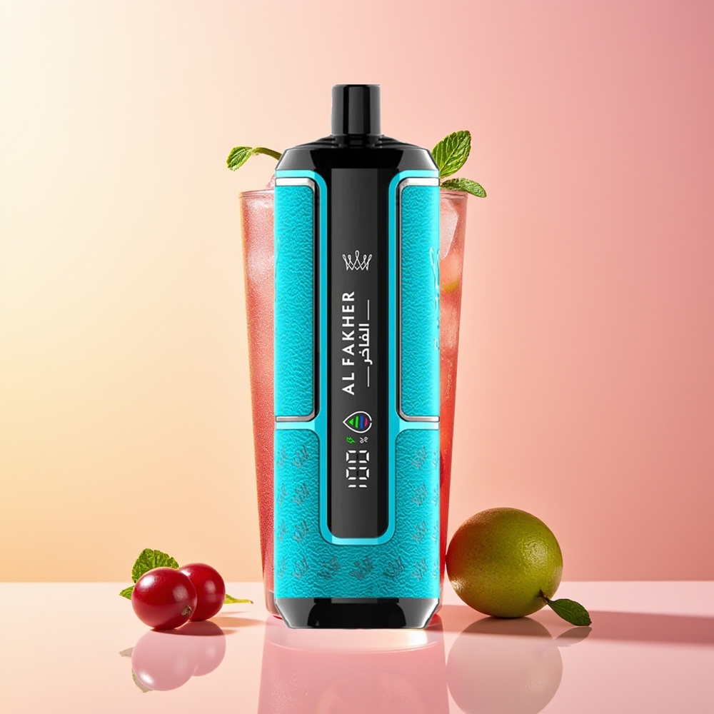 Al Fakher Crown Bar 15K Črni Ribez Meta Vape Kit