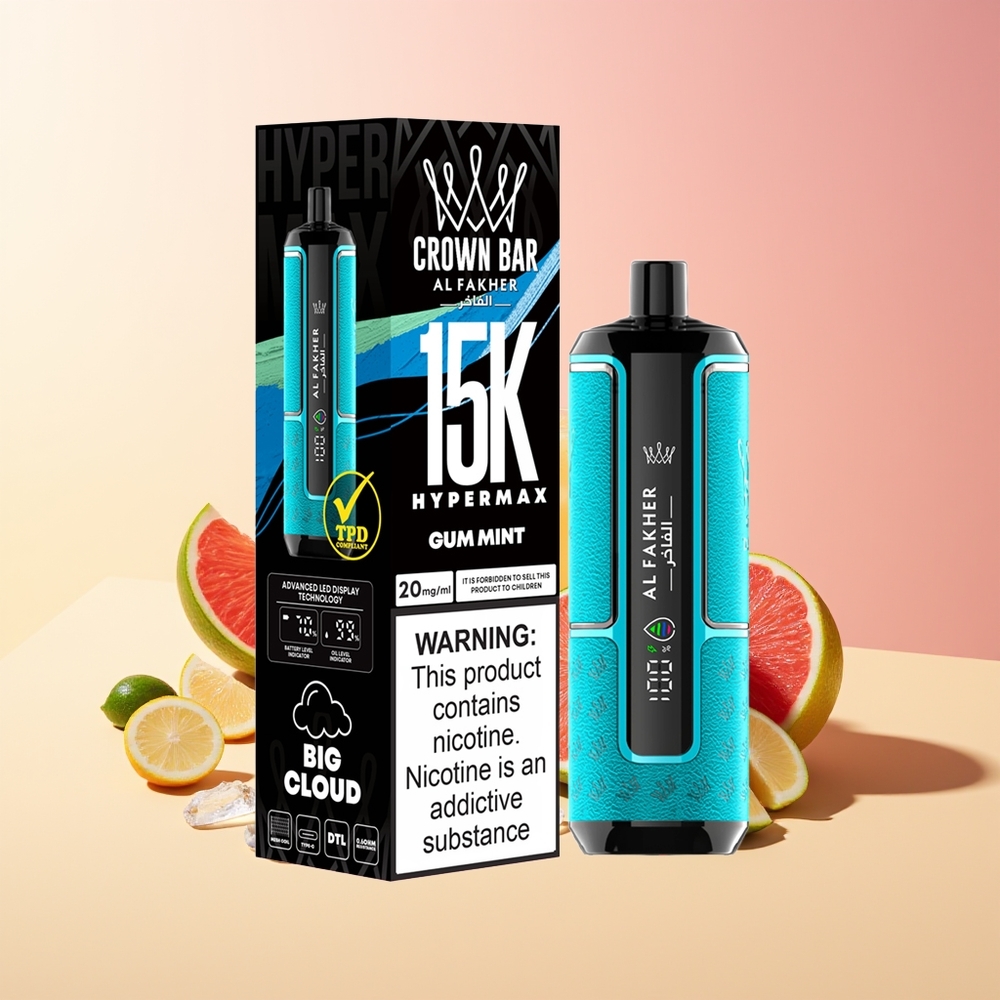 Al Fakher Crown Bar 15K žvečilna meta Tip-C Port 600mAh