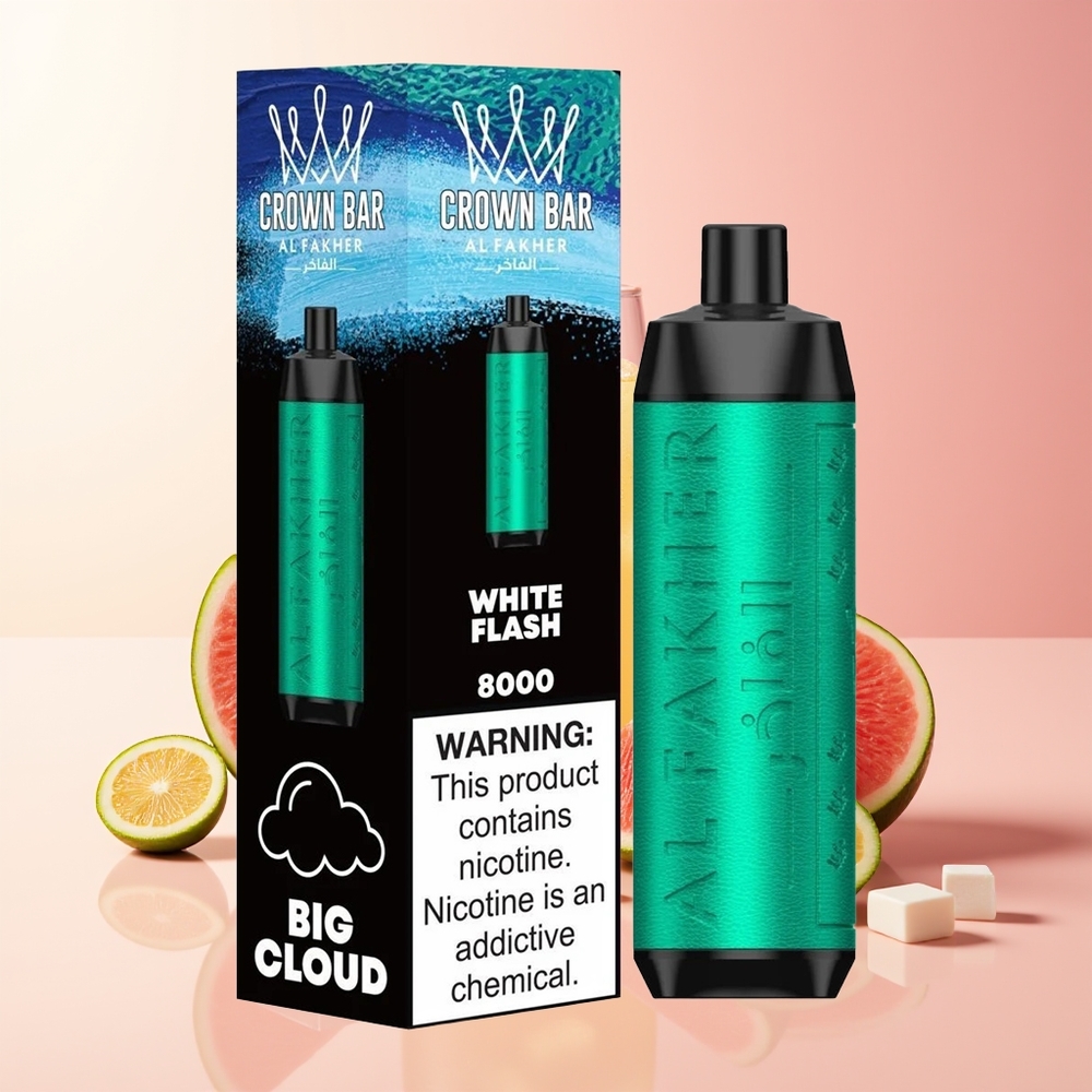 Al Fakher Crown Bar 8000 Beli Blisk 18ml USB Type-c