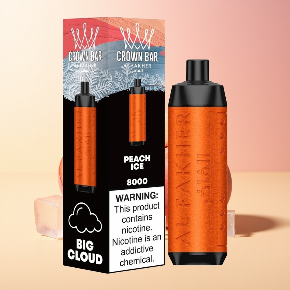 Al Fakher Crown Bar 8000 Briškiva Sladoled (600mah, 18ml)