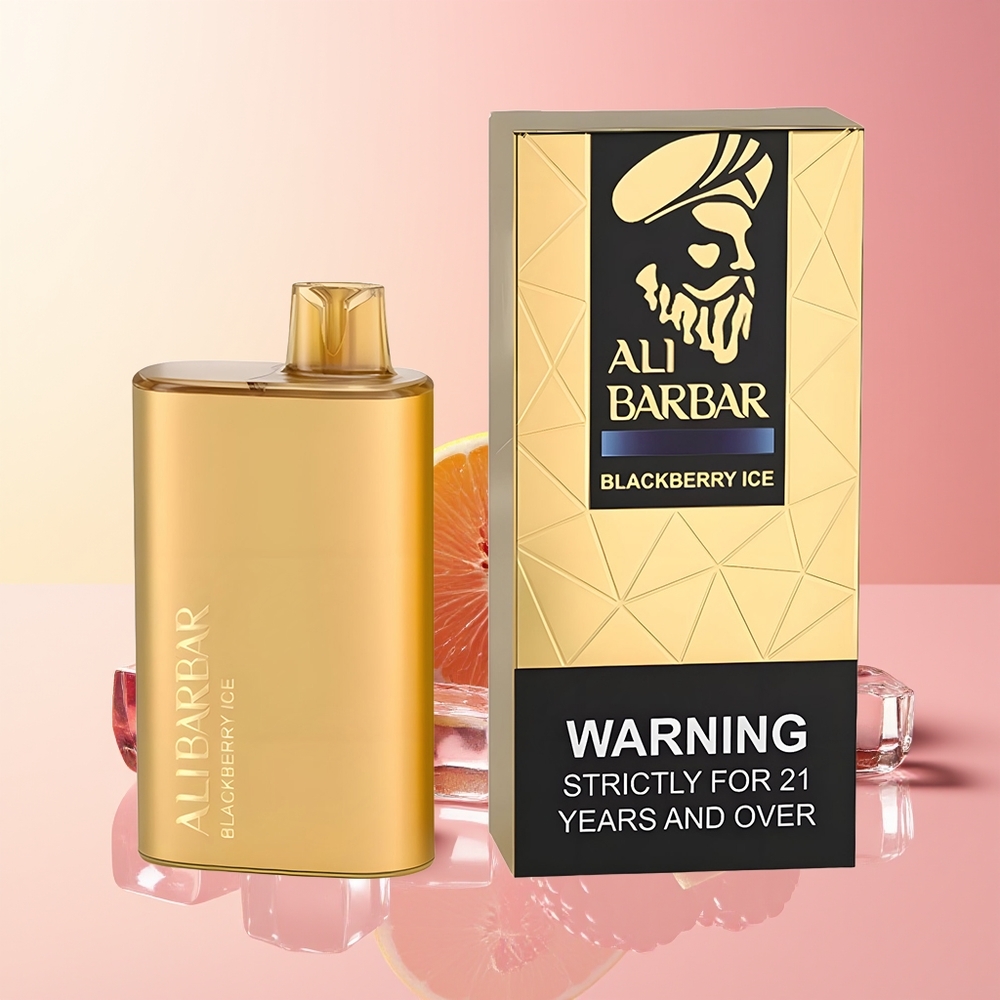 Alibarbar Rich 8000 Puhov Vape Črni Jagodi Sladoled 20ml 2000mAh