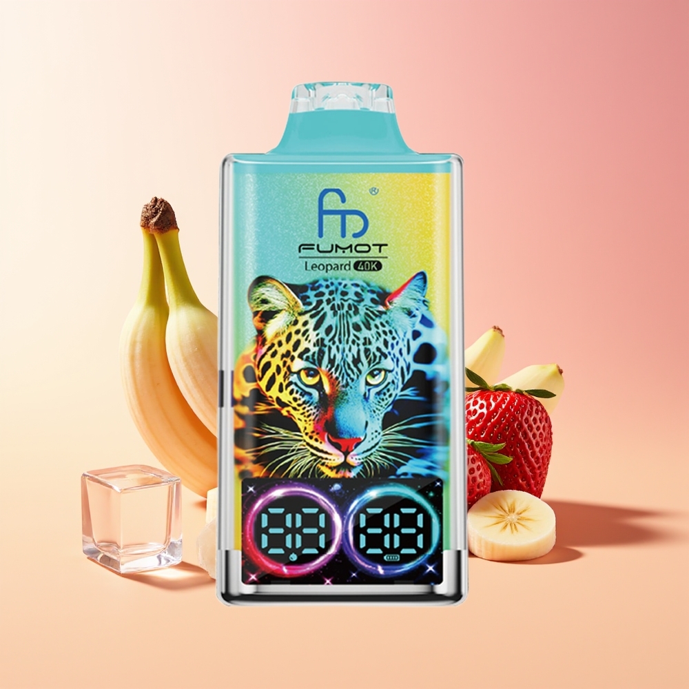 Fumot Leopard 40K Puffs Jagoda Banana 5% Nicotine Type-C Charging