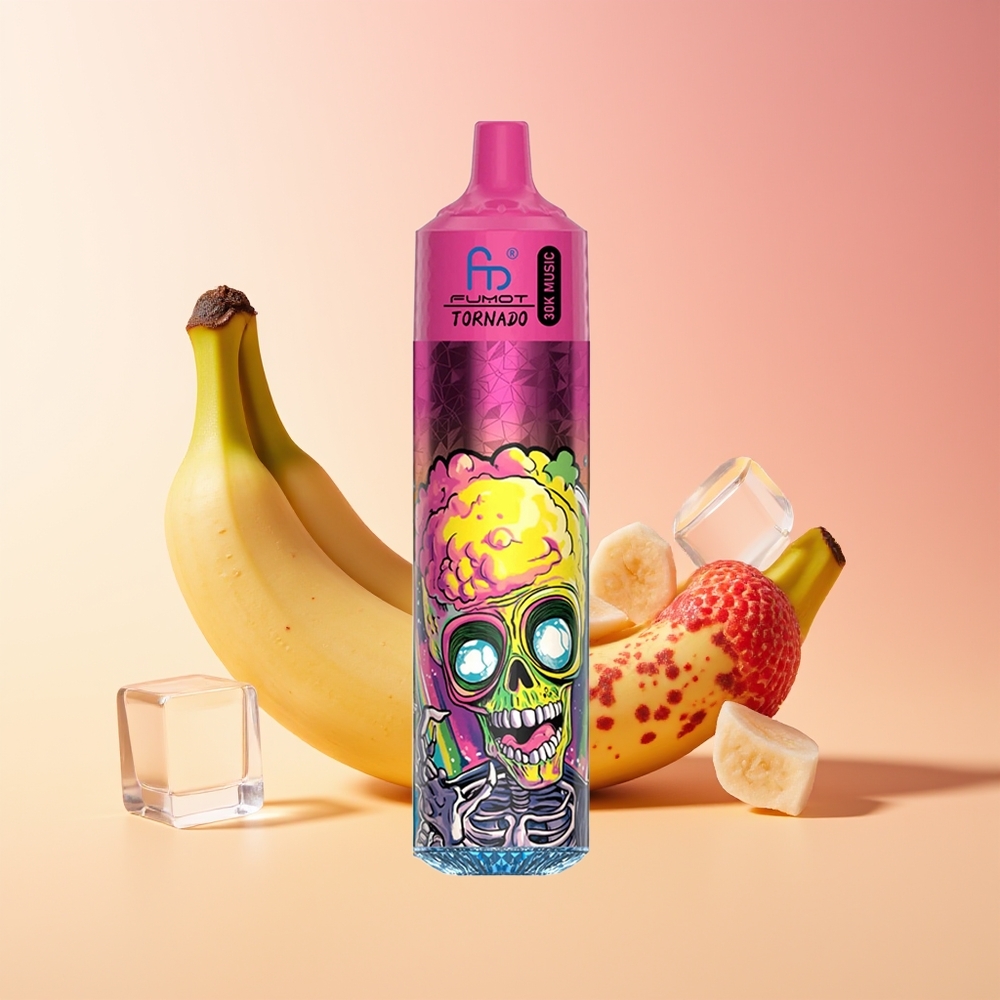 Fumot RandM Tornado 30000 Puffs Banan Led Vape