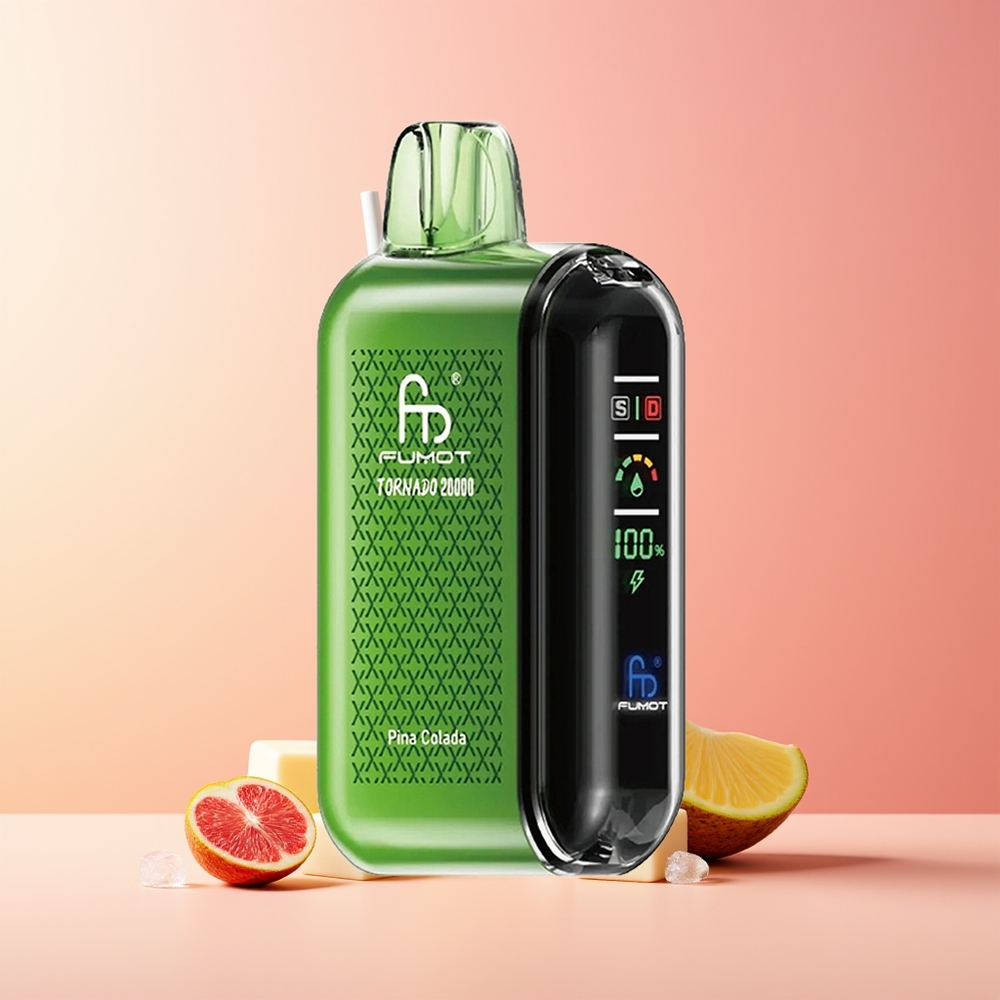 Fumot Tornado 20000 Pih Dual Mesh Smart Display Pina Colada