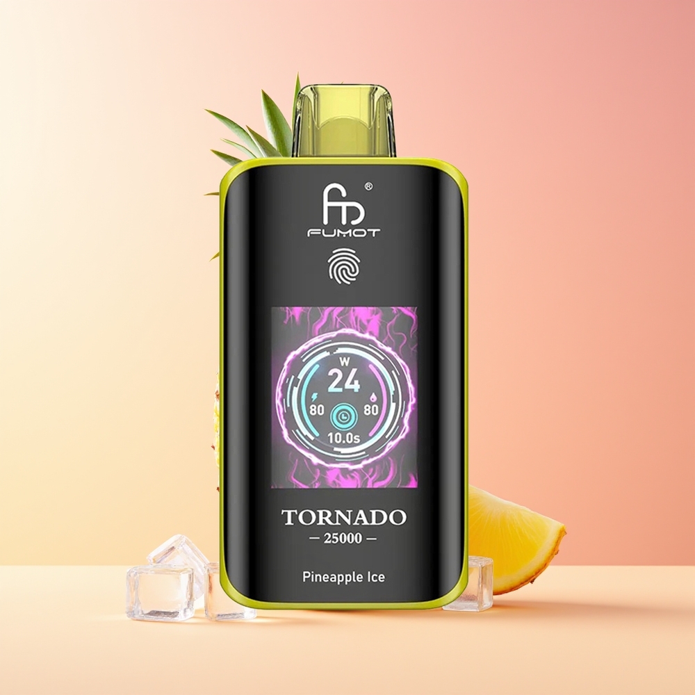 Fumot Tornado 25000 Pih HD Ekran/Baterija 700mAh Ananas Led