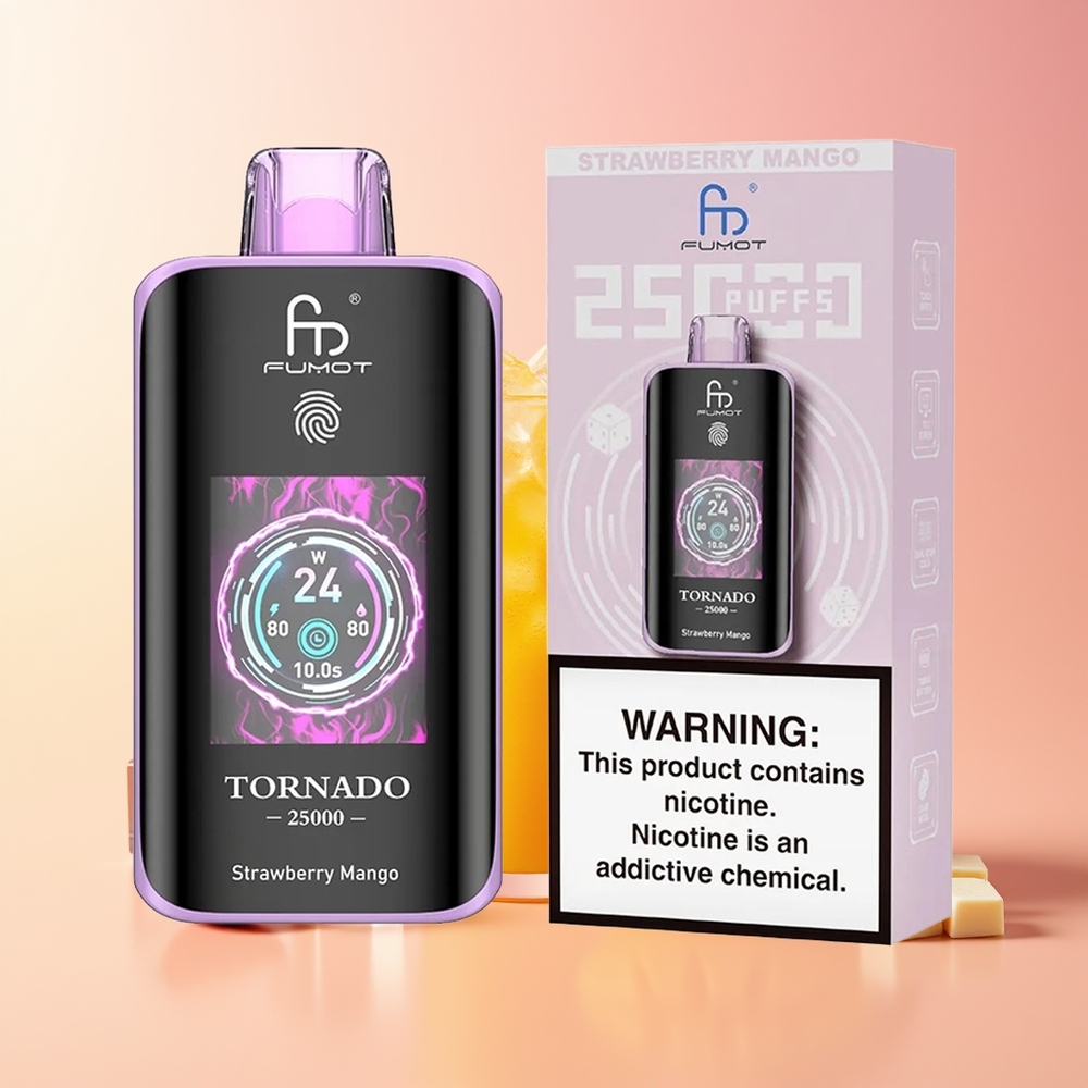 Fumot Tornado 25000 Puff Jagoda Mango 20ml 700mAh