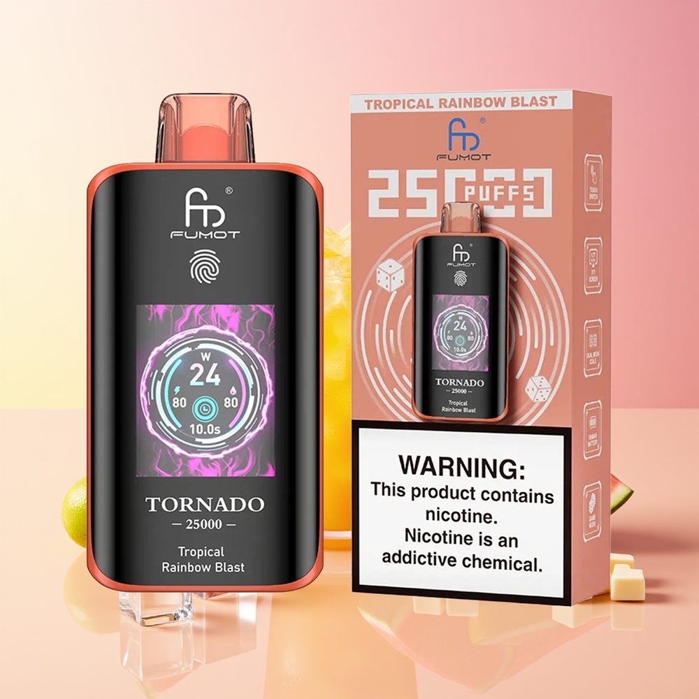 Fumot Tornado 25000 Pufov Tropična Mavrica 20ml 700mAh