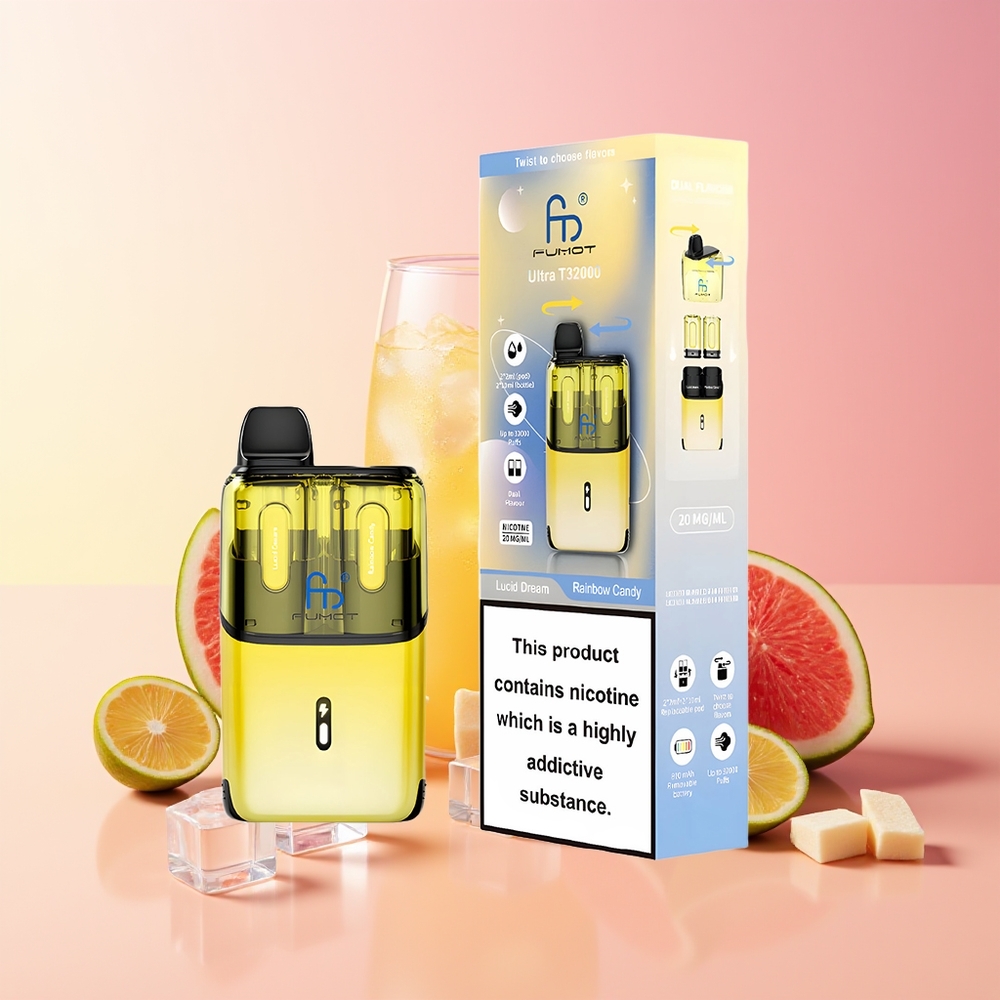 Fumot Ultra T32000 24ml 20mg Lucid Sanje - Mavrična Sladkarija