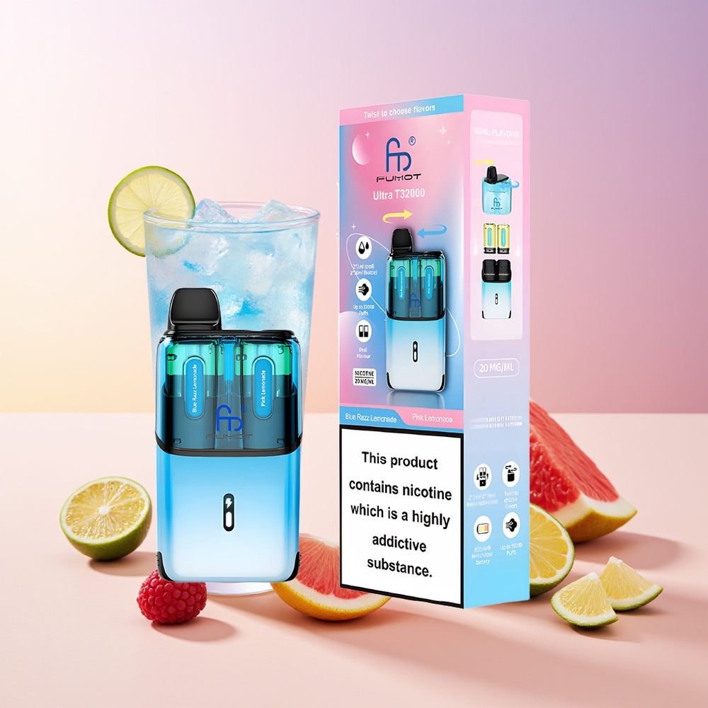 Fumot Ultra T32000 24ml 20mg Modra Malina Limonada - Roza Limonada