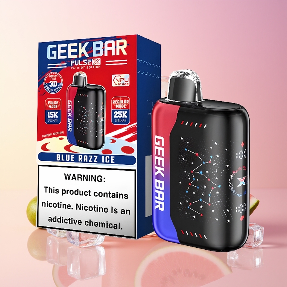 GEEK BAR Pulse X 25000 Pofov Dual Mesh Coil Patriot Edicija