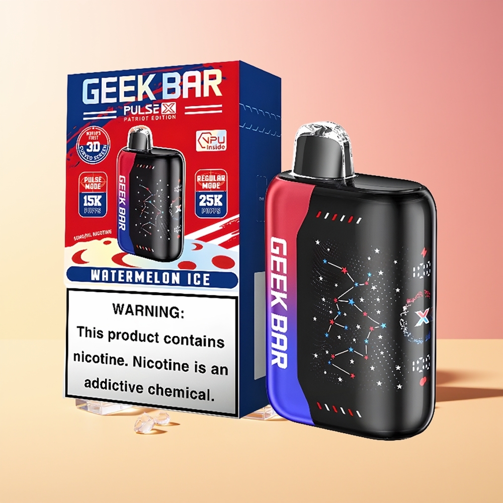 GEEK BAR Pulse X 25000 Pofov Dual Mesh Coil Patriot Edicija