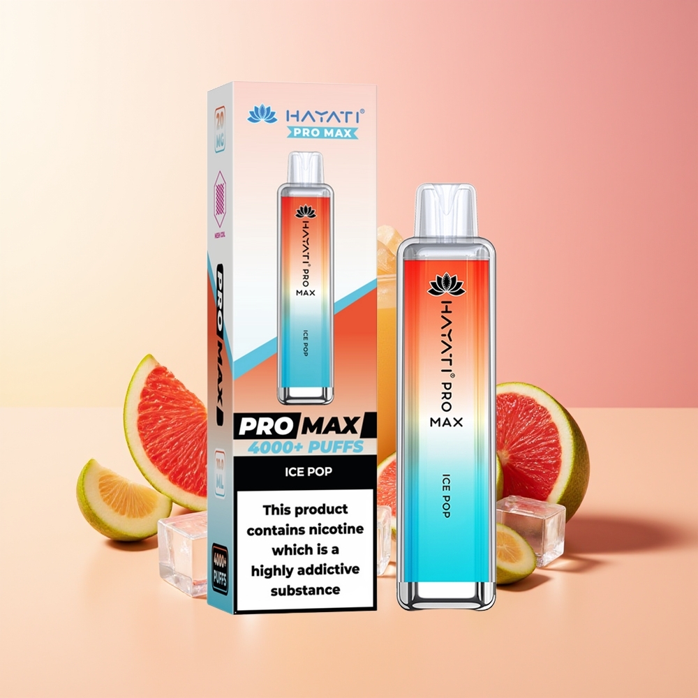 Hayati Pro Max 4000 Puffs Led Ledena Lopica Rechargeable