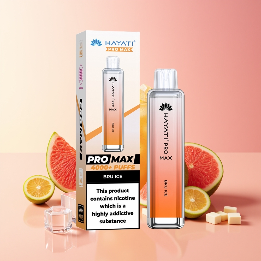 Hayati Pro Max 4000 Puffs Vape Ledena Burja 2ml 1400mAh