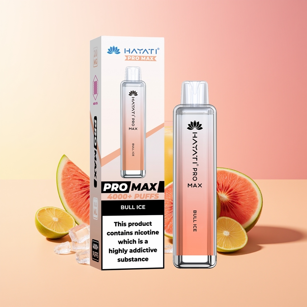 Hayati Pro Max 4000 Puffs Vape Ledeni Bik 2% 5% Nikotin