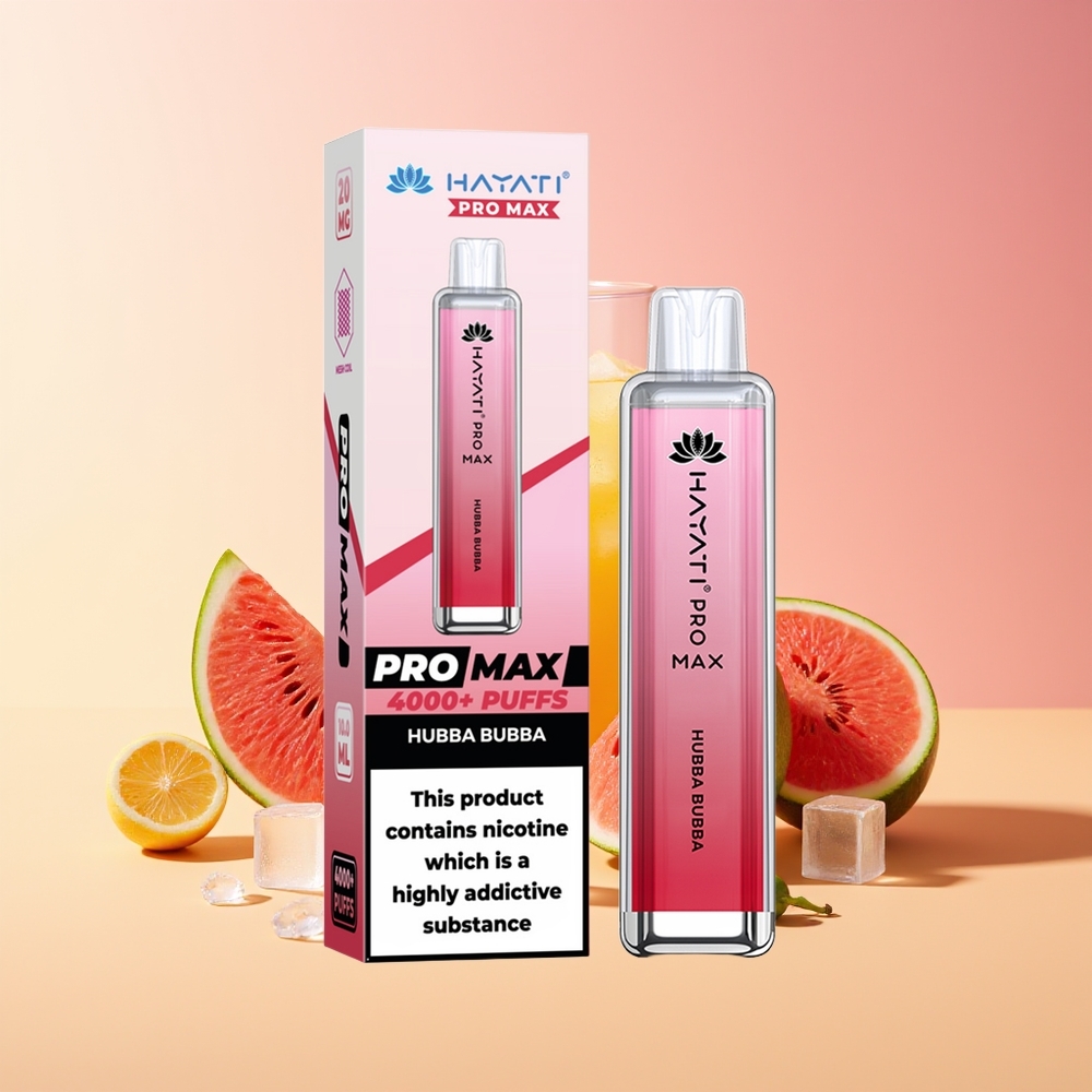 Hayati Pro Max 4000 Pufov Vape Hubba Bubba 2% 1400mAh