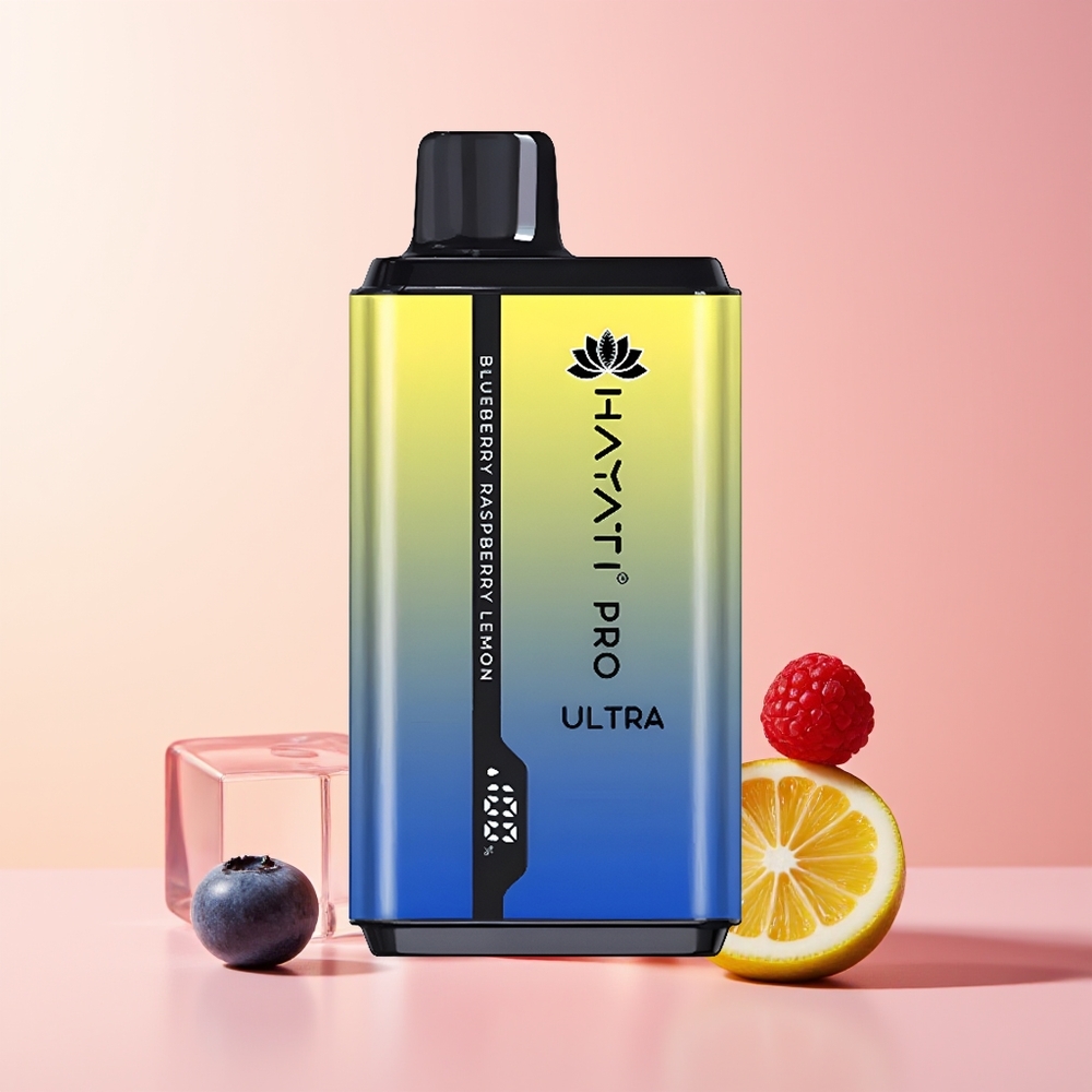 Hayati Pro Ultra 15000 Pofov Borovnica Malina Limona 2 12ml