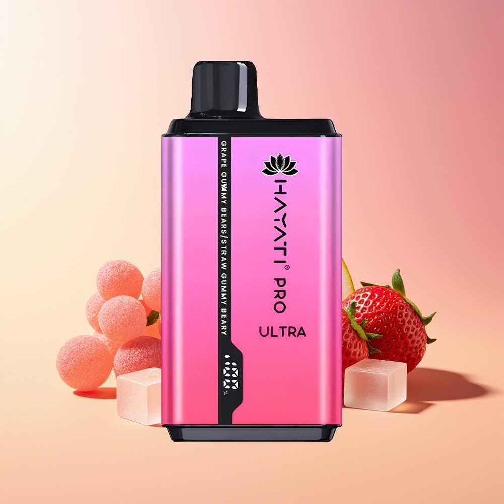Hayati Pro Ultra 15000 Pofov Grozdni Gumi Medved Jagodni Gumi Medved 850mAh 24ml