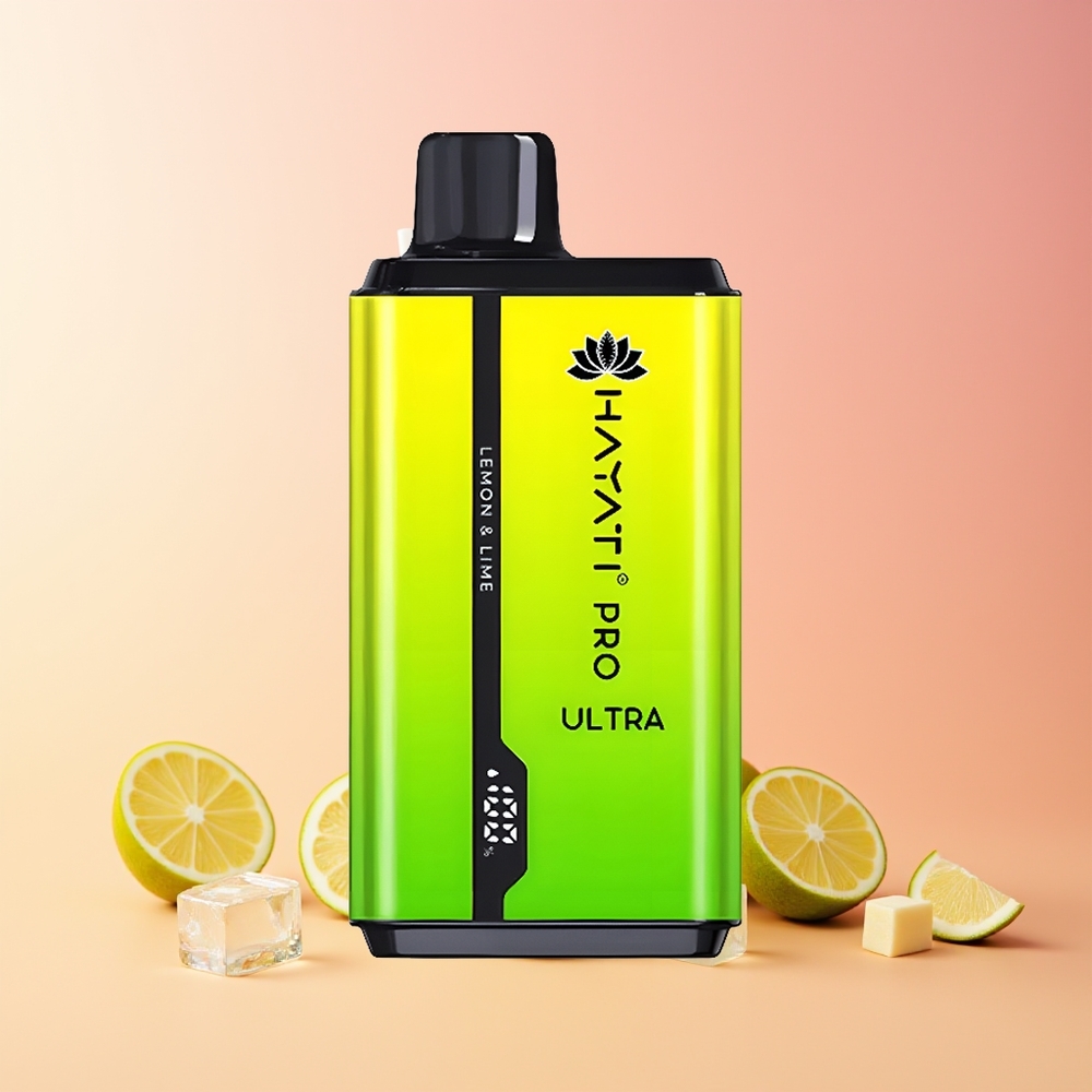 Hayati Pro Ultra 15000 Pofov Kombinacija Limona in Limeta 2 12ml 850mAh