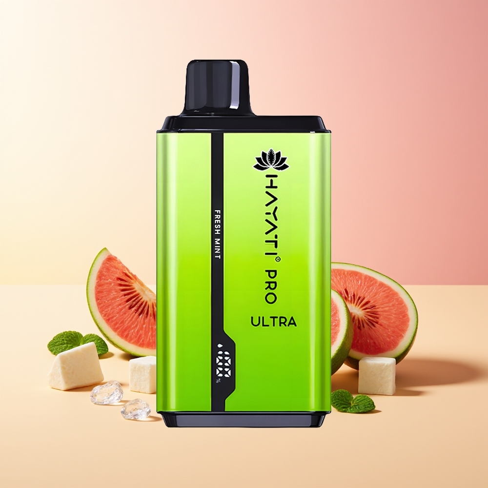 Hayati Pro Ultra 15000 Puffov Sveže Meta+2 12ml