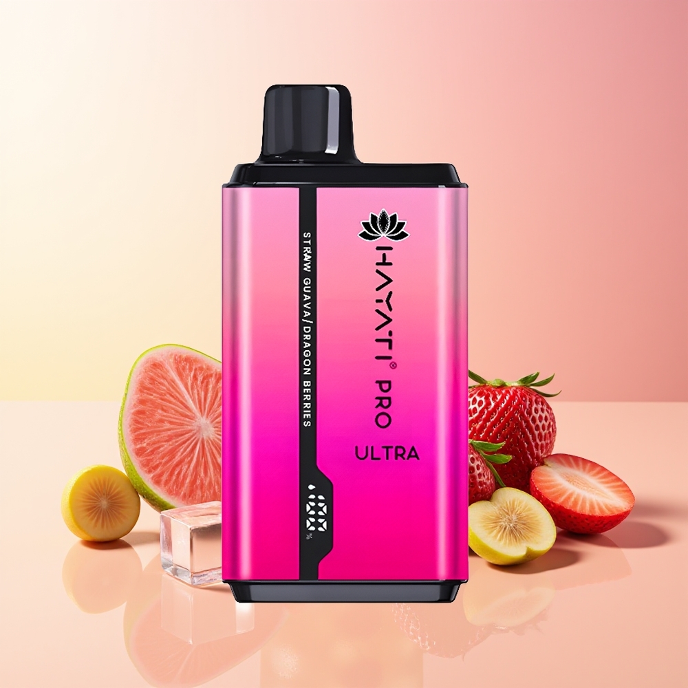 Hayati Pro Ultra 15000 Puffs Vape Jagoda Guava Zmaj