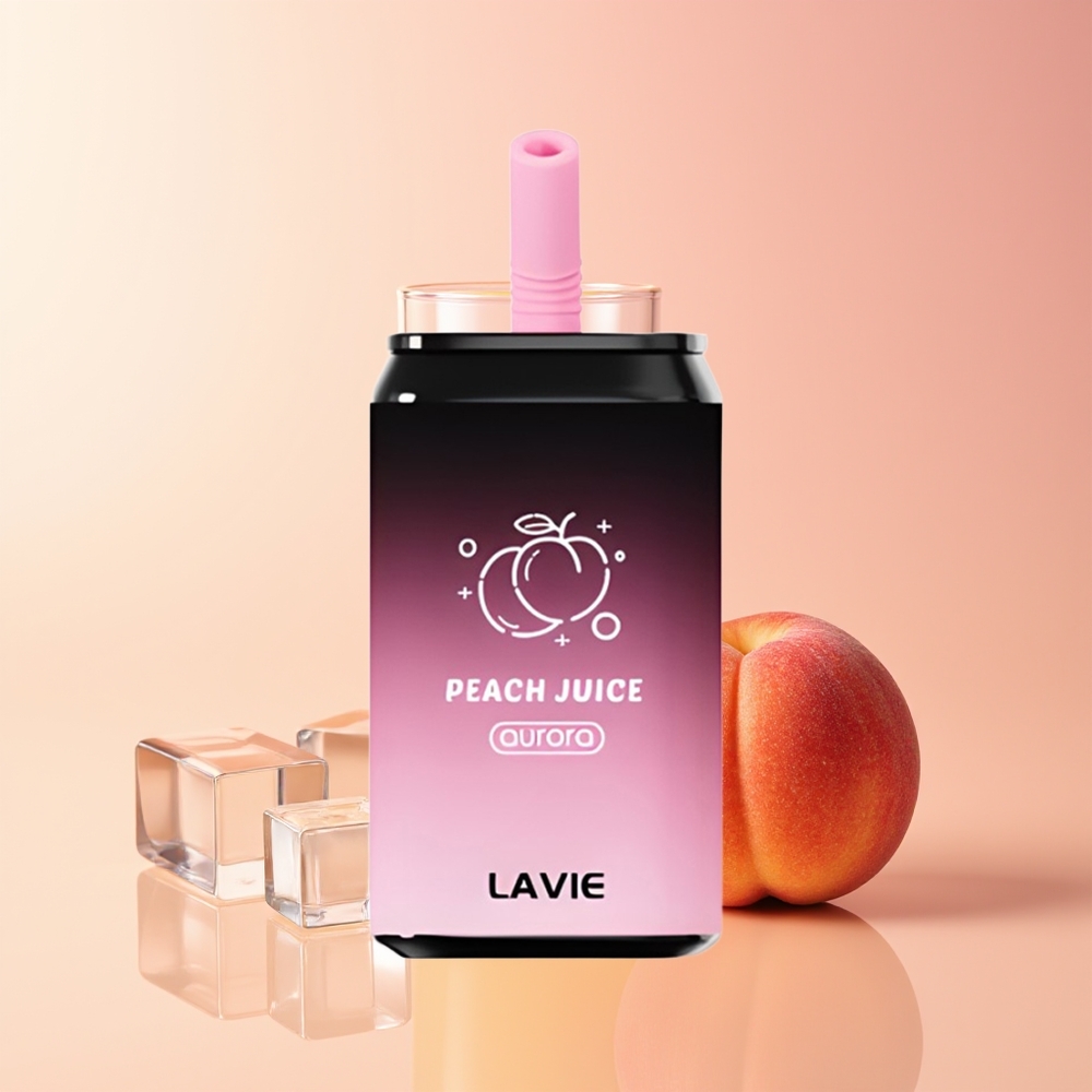 LAVIE Aurora 11000 Pufov Dispozabilna Vape Breskov Sok 22ML Type C