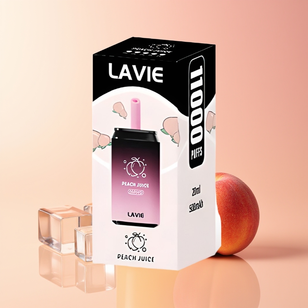 LAVIE Aurora 11000 Pufov Dispozabilna Vape Breskov Sok 22ML Type C