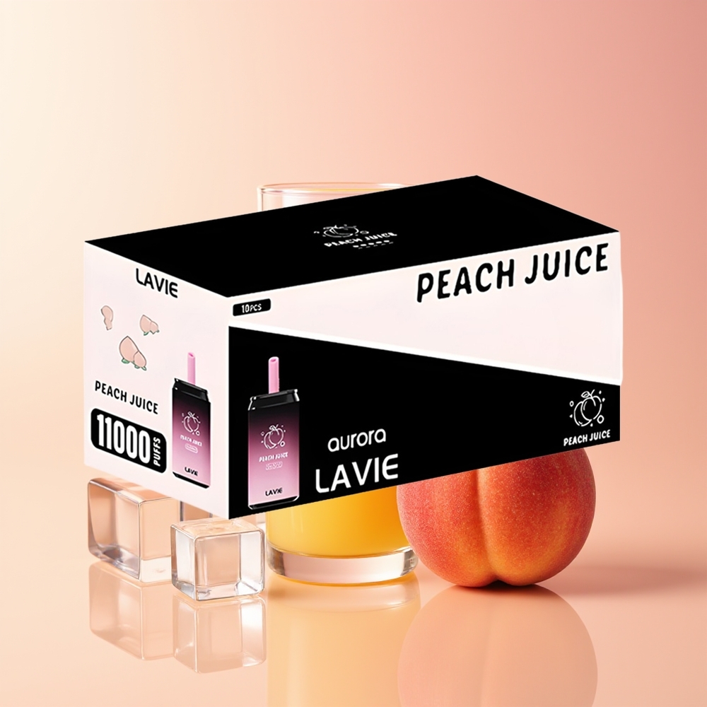 LAVIE Aurora 11000 Pufov Dispozabilna Vape Breskov Sok 22ML Type C