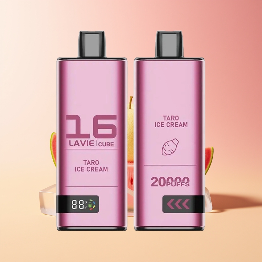 LAVIE Cube 20000 Puffov Dispozabilna Vapa Taro Sladoled