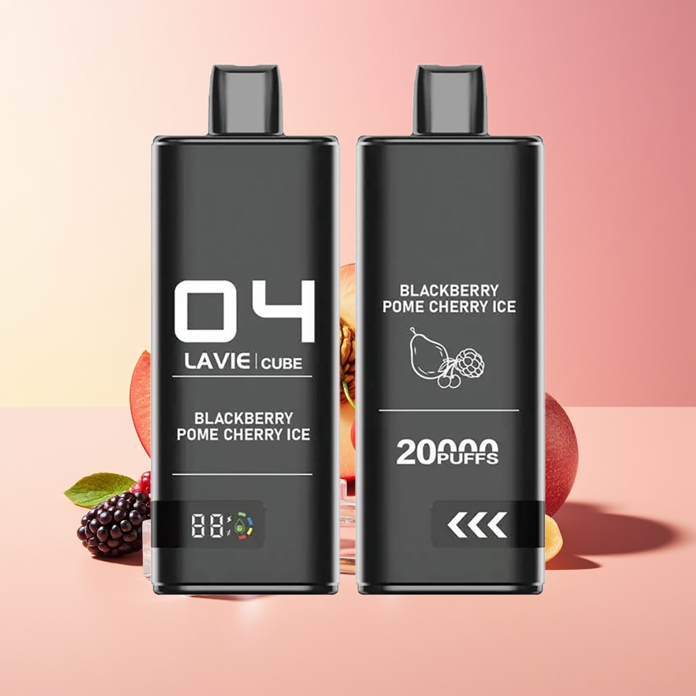 LAVIE Cube 20000 Pufi Črna Malina Jablanova Češnja Led
