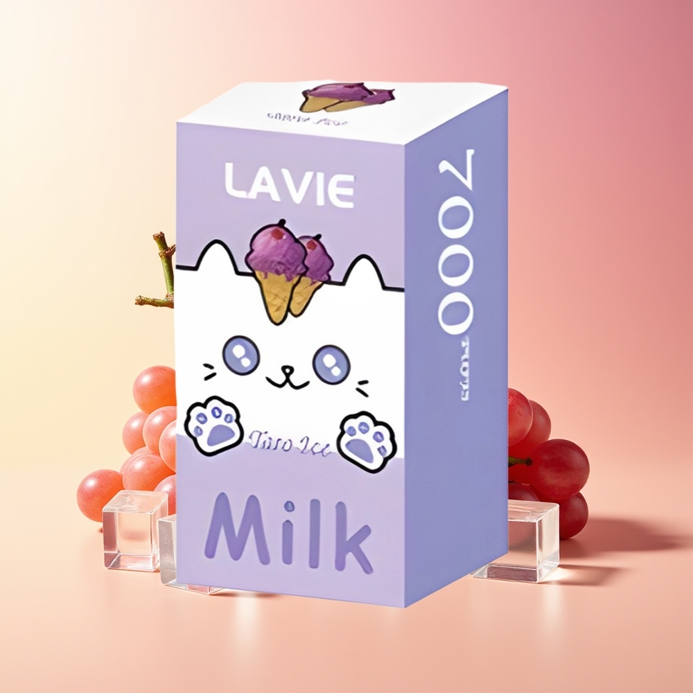 LAVIE Milk 7000 Pofov Kombinacija Grozdje Led 600mAh 16ML