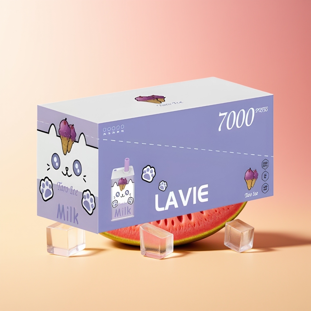 LAVIE Milk 7000 Puff Taro Ledene Kremna 600mAh 16ML