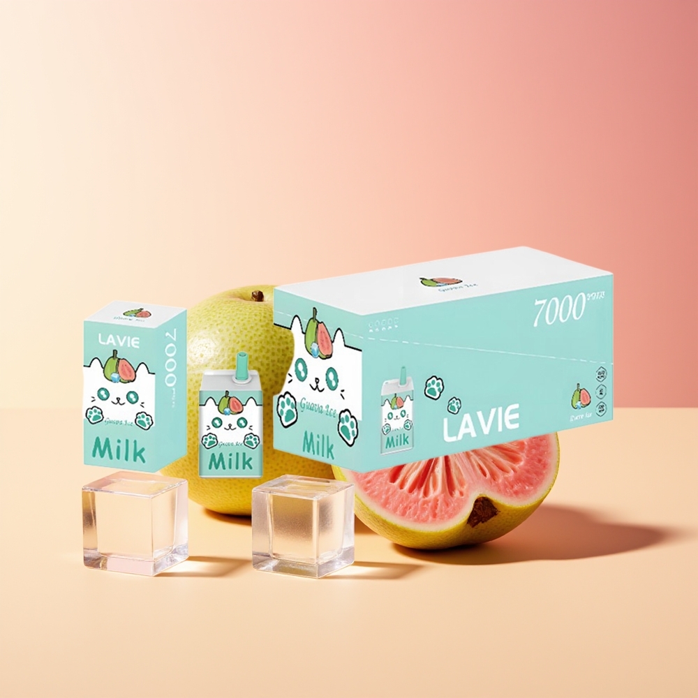 LAVIE Milk 7000 Pufov Dispozabil Vape Guava Led 16ML 600mAh