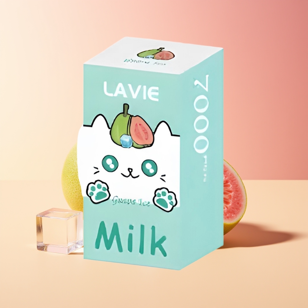LAVIE Milk 7000 Pufov Dispozabil Vape Guava Led 16ML 600mAh