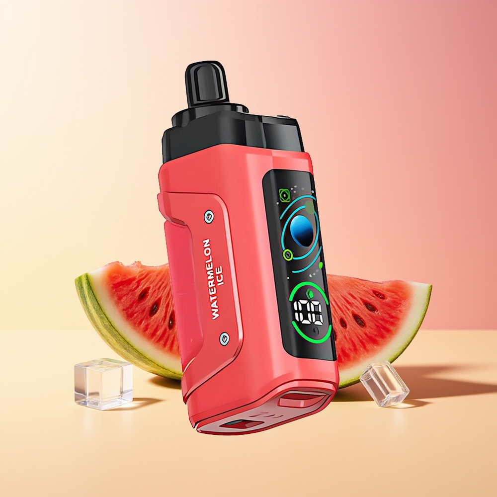 Razz Bar 45000 Puff Dispozabilni Vape Lubenika Led + 1.0 Ohm Mesh Coil + Type-C Polnjenje