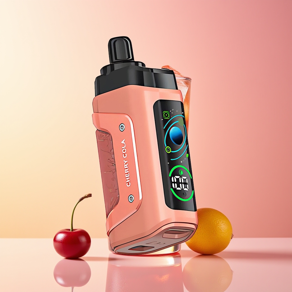 Razz Bar 45000 Puffov Vape Češnjeva Kola 1.0 Ohm Mesh Coil Type-C
