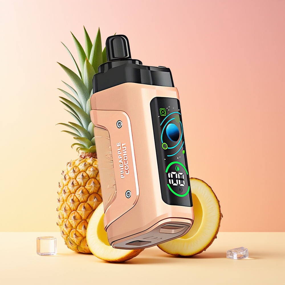 Razz Bar 45000 Pufi Vape Ananas Kokos 1.0 Ohm Type-C
