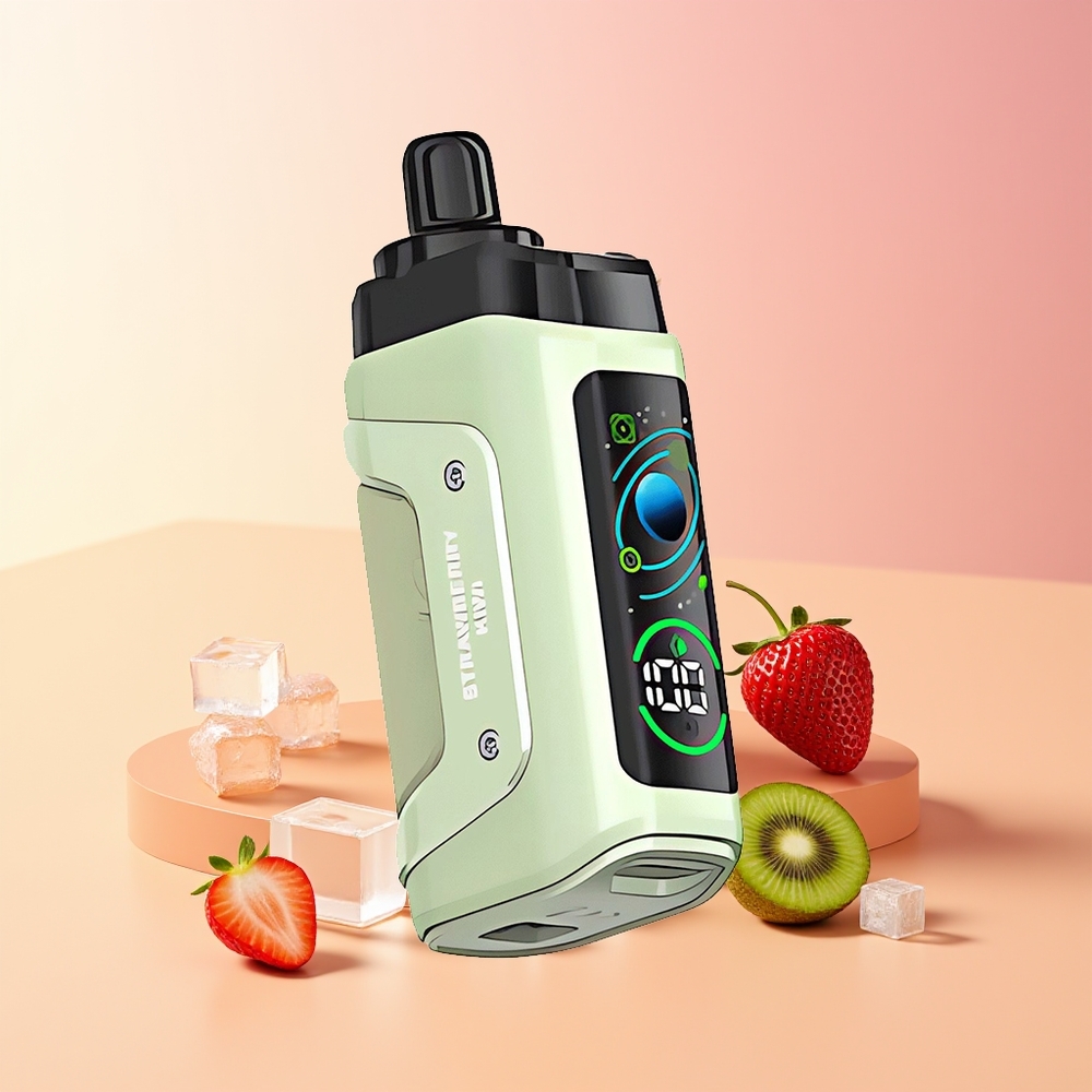 Razz Bar 45000 Pufi Vape Jagoda Kivi 1.0 Ohm Mesh Coil Type-C