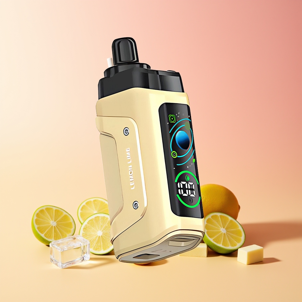 Razz Bar 45000 Pufi Vape Limeta Limona Zračni Tok 1.0 Ohm