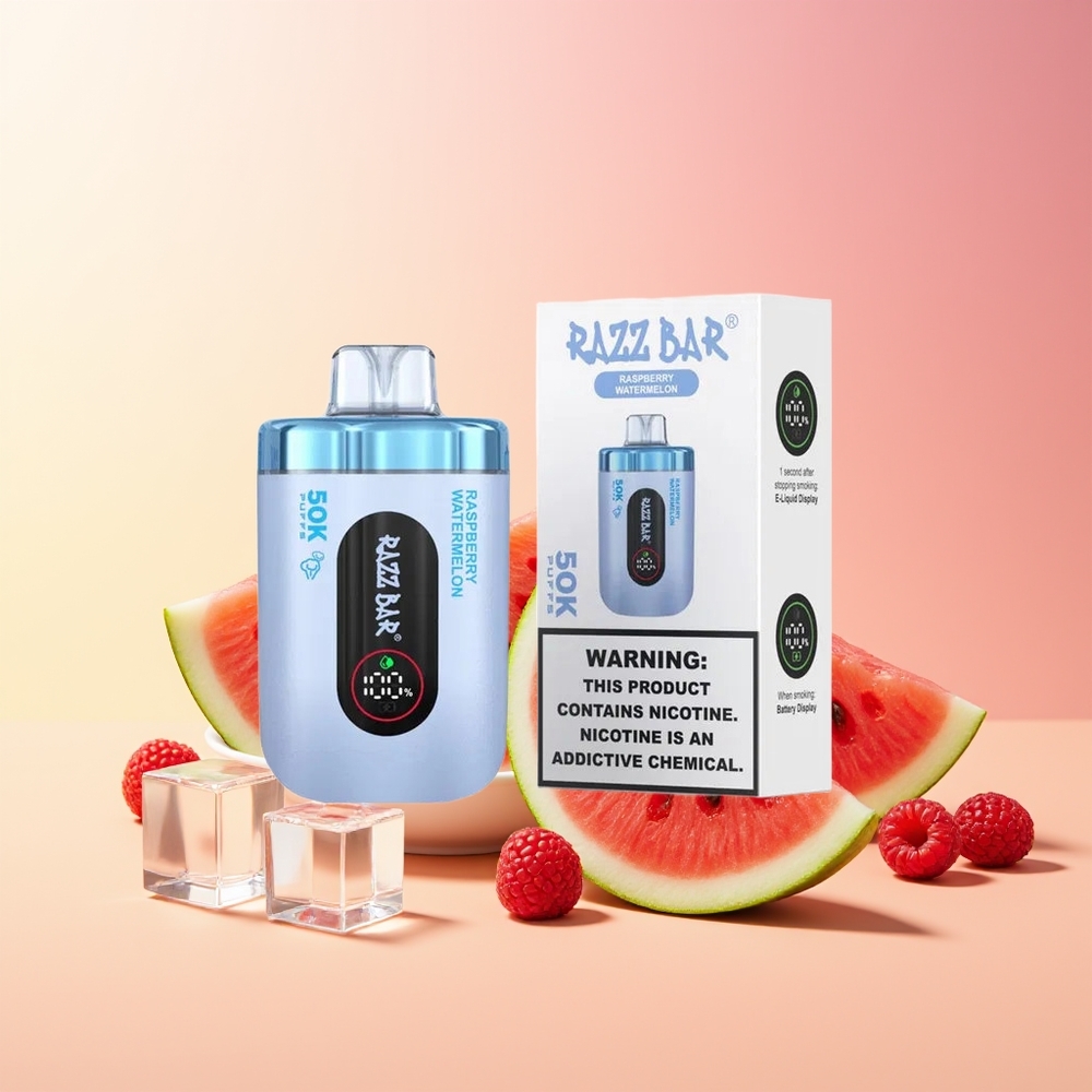Razz Bar 50K Dihov Malina Lubenica 1.0 Ohm 2% Nikotin