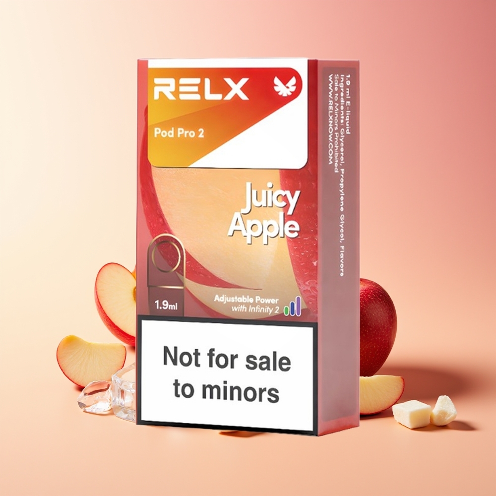 RELX Pod Pro 2 600 potegov Sokovito Jabolko 1.9ml